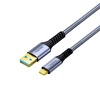 VegGieg 100W USB-A to Type-C Kablo USB 3.2 Gen 2 10Gbps Data ve Hızlı Şarj Kablosu - 1.5 Metre