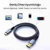 VegGieg USB 3.0 to USB-C Örgülü Type-C 5Gbps Data ve Şarj Kablosu - 3 Metre