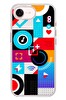 Le Balvo iPhone 17e Uyumlu Teknoloji Çizgileri Baskılı Silikon Kılıf
