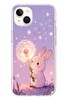 Le Balvo iPhone 13 - 14 Uyumlu Büyülü Tavşan Baskılı Silikon Kılıf