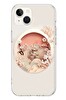 Le Balvo iPhone 13 - 14 Uyumlu Manzar Retro Yuvarlak Baskılı Silikon Kılıf