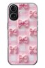 Le Balvo iPhone 17 Uyumlu Pembe Kurdeleler Baskılı Silikon Kılıf