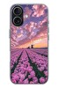 Le Balvo iPhone 17 Uyumlu Lale Bahçesi Baskılı Silikon Kılıf