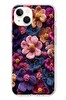 Le Balvo iPhone 13 - 14 Uyumlu Çiçek Örgüsü Baskılı Silikon Kılıf