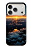 Le Balvo iPhone 17 Pro Uyumlu Gün Batımı ve Ay Baskılı Silikon Kılıf