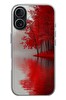 Le Balvo iPhone 17 Uyumlu Sonbahar Gölü Baskılı Silikon Kılıf