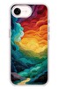 Le Balvo iPhone 17e Uyumlu Gün Doğumu ve Batımı Baskılı Silikon Kılıf