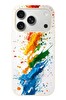 Le Balvo iPhone 17 Pro Uyumlu Renk Skalası Baskılı Silikon Kılıf