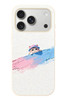 Le Balvo iPhone 17 Pro Uyumlu Pembe Mavi Kedi Baskılı Silikon Kılıf