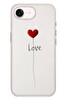 Le Balvo iPhone 17e Uyumlu Love Aşk Baskılı Silikon Kılıf