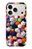 Le Balvo iPhone 17 Pro Uyumlu Renkli Kediler Baskılı Silikon Kılıf