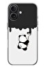 Le Balvo iPhone 17 Uyumlu Boyacı Panda Baskılı Silikon Kılıf