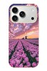 Le Balvo iPhone 17 Pro Uyumlu Lale Bahçesi Baskılı Silikon Kılıf