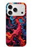 Le Balvo iPhone 17 Pro Uyumlu Dalgaların İz Karışımı Baskılı Silikon Kılıf