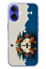 Le Balvo iPhone 16 Uyumlu Sonbahar Evi Baskılı Silikon Kılıf