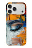 Le Balvo iPhone 17 Pro Max Uyumlu Göz Boyama Fırçaları Baskılı Silikon Kılıf