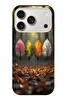 Le Balvo iPhone 17 Pro Uyumlu Dört Mevsim Yaprakları Baskılı Silikon Kılıf