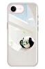 Le Balvo iPhone 17e Uyumlu Gözlüklü Panda Baskılı Silikon Kılıf