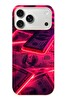 Le Balvo iPhone 17 Pro Max Uyumlu Kızıl Dolarlar Baskılı Silikon Kılıf