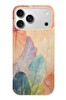 Le Balvo iPhone 17 Pro Max Uyumlu Hafif Yapraklar Baskılı Silikon Kılıf
