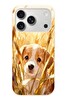 Le Balvo iPhone 17 Pro Uyumlu Golden Köpek Baskılı Silikon Kılıf
