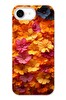Le Balvo iPhone 16e Uyumlu Sarı Pembe Çiçekler Baskılı Silikon Kılıf
