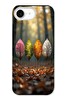 Le Balvo iPhone 16e Uyumlu Dört Mevsim Yaprakları Baskılı Silikon Kılıf