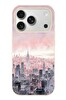 Le Balvo iPhone 17 Pro Uyumlu Gökdelenler Baskılı Silikon Kılıf