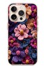 Le Balvo iPhone 16 Pro Uyumlu Çiçek Örgüsü Baskılı Silikon Kılıf