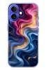 Le Balvo iPhone 16 Uyumlu Renk Katranı Baskılı Silikon Kılıf