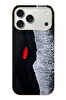 Le Balvo iPhone 17 Pro Max Uyumlu Kırmızı Tekne Yalnız Baskılı Silikon Kılıf