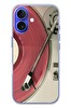 Le Balvo iPhone 16 Uyumlu Pembe Plak Baskılı Silikon Kılıf
