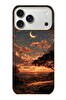 Le Balvo iPhone 17 Pro Max Uyumlu Ay Gecesi Baskılı Silikon Kılıf