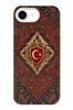 Le Balvo iPhone 16e Uyumlu Türkiye Bayraklı Halı Baskılı Silikon Kılıf