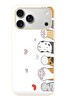 Le Balvo iPhone 17 Pro Max Uyumlu Kedi Harekatı Patileri Baskılı Silikon Kılıf