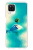 Le Balvo Samsung Galaxy A12 Uyumlu Adada Palmiye Baskılı Silikon Kılıf