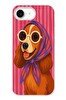 Le Balvo iPhone 16e Uyumlu Gözlüklü Köpek Baskılı Silikon Kılıf