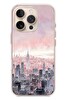 Le Balvo iPhone 16 Pro Uyumlu Gökdelenler Baskılı Silikon Kılıf