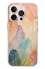 Le Balvo iPhone 16 Pro Uyumlu Hafif Yapraklar Baskılı Silikon Kılıf
