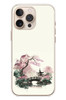 Le Balvo iPhone 16 Pro Max Uyumlu Japon Bahçesi Baskılı Silikon Kılıf