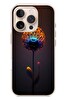 Le Balvo iPhone 16 Pro Uyumlu Büyülü Çiçek Baskılı Silikon Kılıf