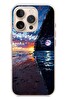 Le Balvo iPhone 16 Pro Uyumlu Deniz Günbatımı Baskılı Silikon Kılıf