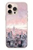 Le Balvo iPhone 16 Pro Max Uyumlu Gökdelenler Baskılı Silikon Kılıf