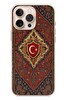 Le Balvo iPhone 16 Pro Max Uyumlu Türkiye Bayraklı Halı Baskılı Silikon Kılıf