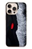 Le Balvo iPhone 16 Pro Max Uyumlu Kırmızı Tekne Yalnız Baskılı Silikon Kılıf