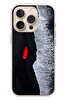 Le Balvo iPhone 16 Pro Uyumlu Kırmızı Tekne Yalnız Baskılı Silikon Kılıf