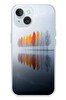 Le Balvo iPhone 15 Uyumlu Sonbahar Zamanı Baskılı Silikon Kılıf