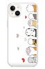 Le Balvo iPhone 14 Plus Uyumlu Kedi Harekatı Patileri Baskılı Silikon Kılıf