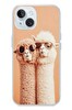 Le Balvo iPhone 15 Uyumlu Sevgili Lamalar Baskılı Silikon Kılıf