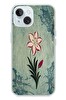 Le Balvo iPhone 15 Uyumlu Çiçek Deseni Baskılı Silikon Kılıf